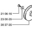 Screw 503210616 503214916 Husqvarna 503 21 49-16 fits models listed OEM New