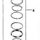 K321 K582 M14 PISTON RINGS SET OLD STYLE STANDARD .003