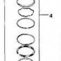 K321 K582 M14 PISTON RINGS SET OLD STYLE STANDARD .003