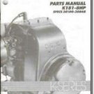 TP-2045-B NEW  PARTS Manual For K181  KOHLER Engine