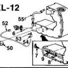 Homelite A59010 inlet check valve XL12 chainsaw part