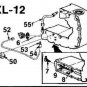 Homelite A59010 inlet check valve XL12 chainsaw part