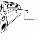 HUSQVARNA HANDLE COVER FILLER 254 257 262 261 51 55 50