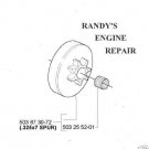 HUSQVARNA 503873072 SPUR SPROCKET .325" NEW REPLACEMENT