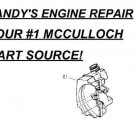 FUEL TANK mcculloch 301834 3205 3200 3214 3216 3818