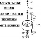 TECUMSEH HIGH SPEED CARB CARBURETOR BOWL NUT 640085