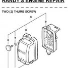 air CLEANER LID assembly Echo PB 403 413 603 611 620