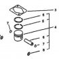 Echo Piston Kit Assembly 10000095603 fits many models