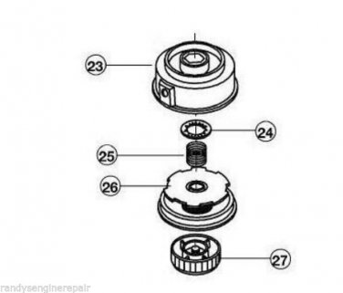 TRIMMER HEAD TROY BILT TB 50 65 70 75 SS TB65SS TB75SS