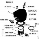 OEM genuine cylinder piston kit HUSQVARNA 503503901 254