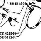 Husqvarna 503 51 21-01, 503512101 Brake Band fits 257, 262 model chainsaw New