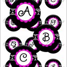 4 x 6" 300 DPI Image Sheet - Cigar Band Alpha (Pink)