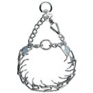 Dog-Chrome Plated Training Collar w/ Quick Release Snap Large, 3.25mm