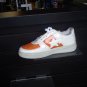 Orange on White Bape Sneakers