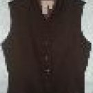 Stunning Eddie Bauer Suit Top Sz 12 Brown Wool