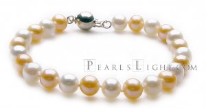 Pink&White AA 6.5-7.5 mm Bracelet