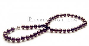 Black AAA 6.5-7.5 mm Necklace