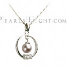 Ring Style Lavendar AAA 6 mm Pendant