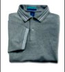 Men's Pine Island 100% Cotton Pique Golf Polo Shirt, Gray sz L