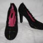 $190 New Apepazza Womens Black Pump Heel Shoes size 37 - Free shipping