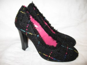 $190 New Apepazza Womens Black Pump Heel Shoes size 38 - Free shipping