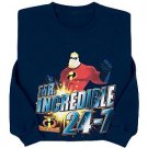 New Disney Mr. Incredible Father's Day Sweatshirt, size M