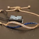 Le Vian® Diamond Sapphire Bracelet in 14k Rose Gold