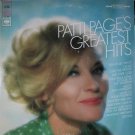"Patti Page's Greatest Hits [Vinyl] Patti Page