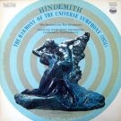 "Hindemith: The Harmony Of the Universe Symphony (1951) [Vinyl]