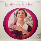"Landowska Plays Bach Volume 1 "Landowska Plays Bach Volume 1