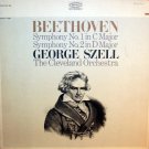 "Beethoven Symphony No. 1 In C Major; Symphony No. 2 In D Major [Vinyl]