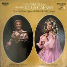 "Highlights From Handel's Julius Caesar [Vinyl]