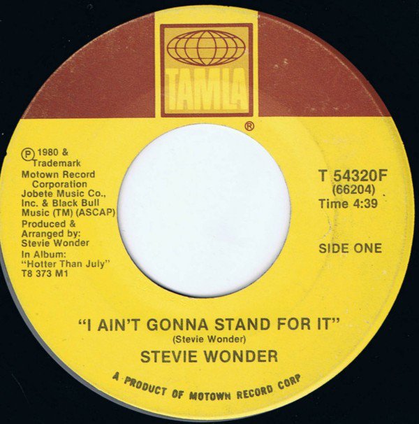 I Ain't Gonna Stand For It / Knocks Me Off My Feet [Vinyl]