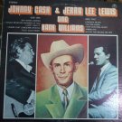 Johnny Cash & Jerry Lee Lewis Sing Hank Williams [Vinyl]