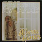 Remember My Name (Original Soundtrack Recording) [Vinyl] Alberta Hunter