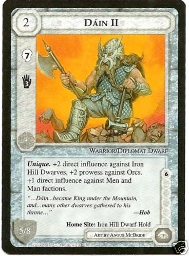 card payment template MEtW Middle Card Dain II Ltd CCG Game Earth Rare MECCG