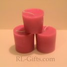 Rose Dew Drops Votive Candles