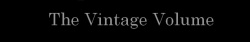 vintagevolume