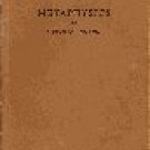 Vintage-Metaphysics 1933-SALE