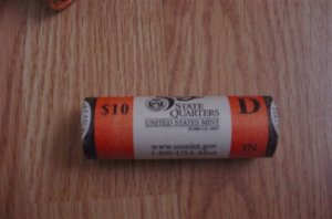 US Mint Indiana Quarter Roll D-SALE