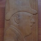 Vintage Franklin D. Roosevelt  Wood Carving-SALE