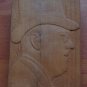 Vintage Franklin D. Roosevelt  Wood Carving-SALE