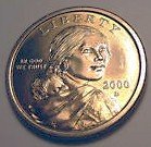 2000 Sacagawea Dollar D-FREE SHIPPING