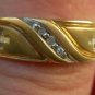 3 Men's Gold and Diamond Rings-SALE