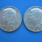 Kennedy Silver Half Dollars-1967,1968