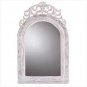 New Shabby Elegance Arched -Top Wall Mirror White