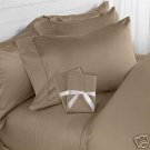 Full Size 1000-TC Solid Taupe Sheet Set