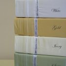 Full Sheet Set 1200-TC Ivory Bed Linen Egyptian Cotton