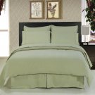 Twin Size Sheet Set 1200-TC Egyptian Cotton Sage