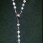 White Luster Rosary